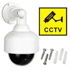 IHUAlite High Quality Outdoor 1 Red LED Flashing Security Wireless CCTV High Speed Dummy Fake Camera