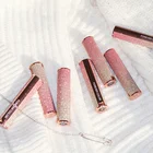 diamond organic custom empty glitter vegan box nude packaging container matte set private label matte tube lipstick