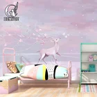 elegant style 3d cartoon mural wallpaper for home decoration kids room