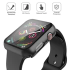 For iWatch Apple Watch Series 4 5 6 40/44mm 3d high clear full cover watch PC tempered glass screen protector