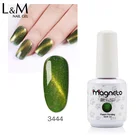 New Type L&M Nail Supplies Shining Rainbow color cat eye gel Nail Polish UV Gel