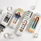 10 Rolls Washi Paper Tape Combination Set DIY Hand Account Decoration