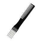 For Your Beauty Professional Salon Pro handle hair styler Dual purpose metal lift Teasing comb