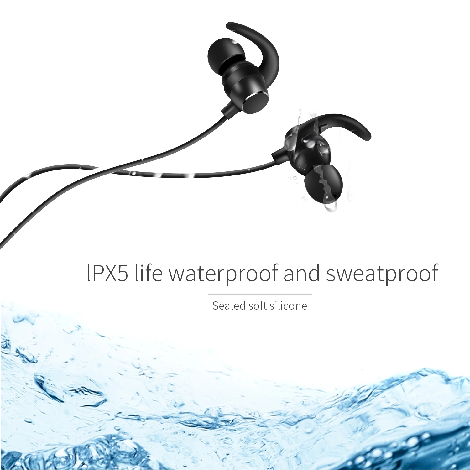 Hand free sports lightness earphone bluetooth, china swift bluetooth earphone wholesale, popular earphone earbuds - ANKUX.COM