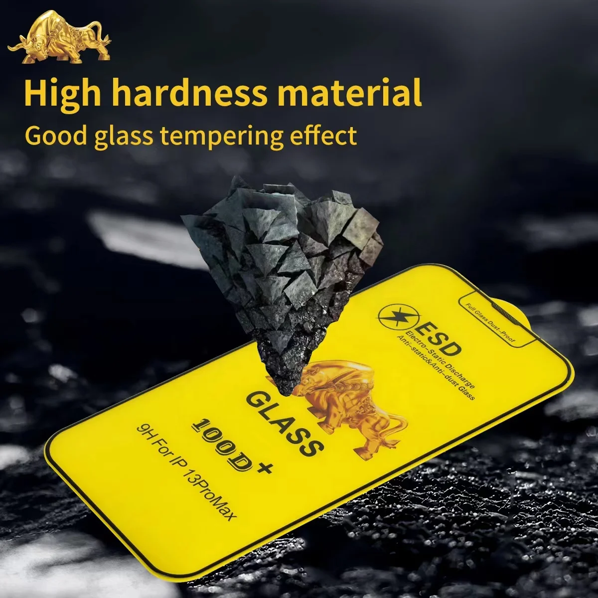 Esd Tempered Glass Full Screen Protector Tempered Glass Screen H D