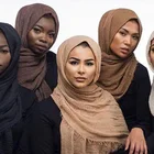 Wholesale Customized Printed Scarf Women Hijab Fashion Long cotton head under scarf for lady Hijab scarves shawls