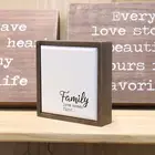 Decoration Art Decoration Wooden Sign Hanging Custom Family Decoration Art Wall Hanging Decor Home Wood Sign