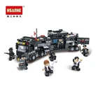 HSANHE SWAT Team Series Hot Sale Educational Plastic Asseenble Block For Children Combination Block Toys 6120