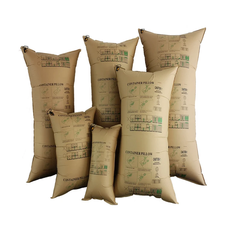 recycle inflatable brown kraft paper dunnage air bag