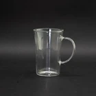 High Borosilicate Glass Cup Single Walled Insulated Glasses Coffee Mug