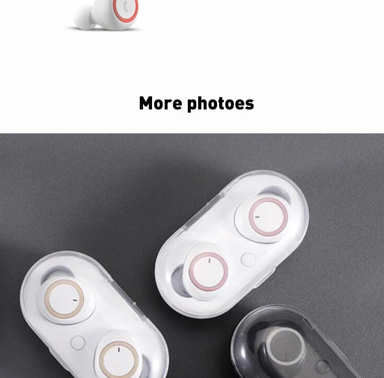 TWS 199 Free Shipping China Factory High Quality Wireless Stereo Earbuds OEM ODM Logo print TWS True Wireless Earbuds 5D Stereo - ANKUX.COM