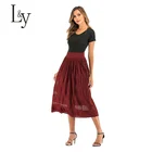 Superior maxi dress 100%Cotton and linen Anti-Static turkey women office dresses Eco-Friendly maxi dress