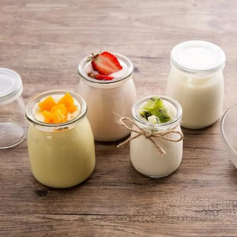 100ml/200ml Clear Glass Pudding Bottle With Cork Buy Glass Pudding