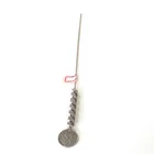 tube brushes with flexible Aluminium abrasive nylon bristle trim