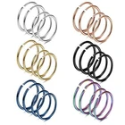 Latest design Surgical Steel Rose Gold Nose Ring BCR Body Jewelry