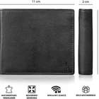 Boshiho Custom Slim Card Holder Geldborse Genuine Purse Travel RFID Blocking Men's Bifold Minimalist Coin Wallet Leather for men
