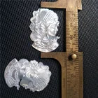Natural shell carving cameo beautiful head is suitable for inlaying pendant jewelry