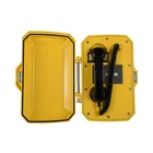 Weather-proof IP67 portable emergency & service speed dialling telephone with handset model