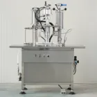 Filling Machine For Semi Automatic Less Manual Aerosol Filling Crimping Machine 3 In 1 For Spray Cans