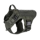 Customized Adjustable No Pull Police Army Tactical Safety Vest Military Training Big Dog Harness