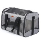 Handbag 2020 Fashion New Design Gray Portable Foldable Breathable Mesh Travel Sling Bag Pet Handbag