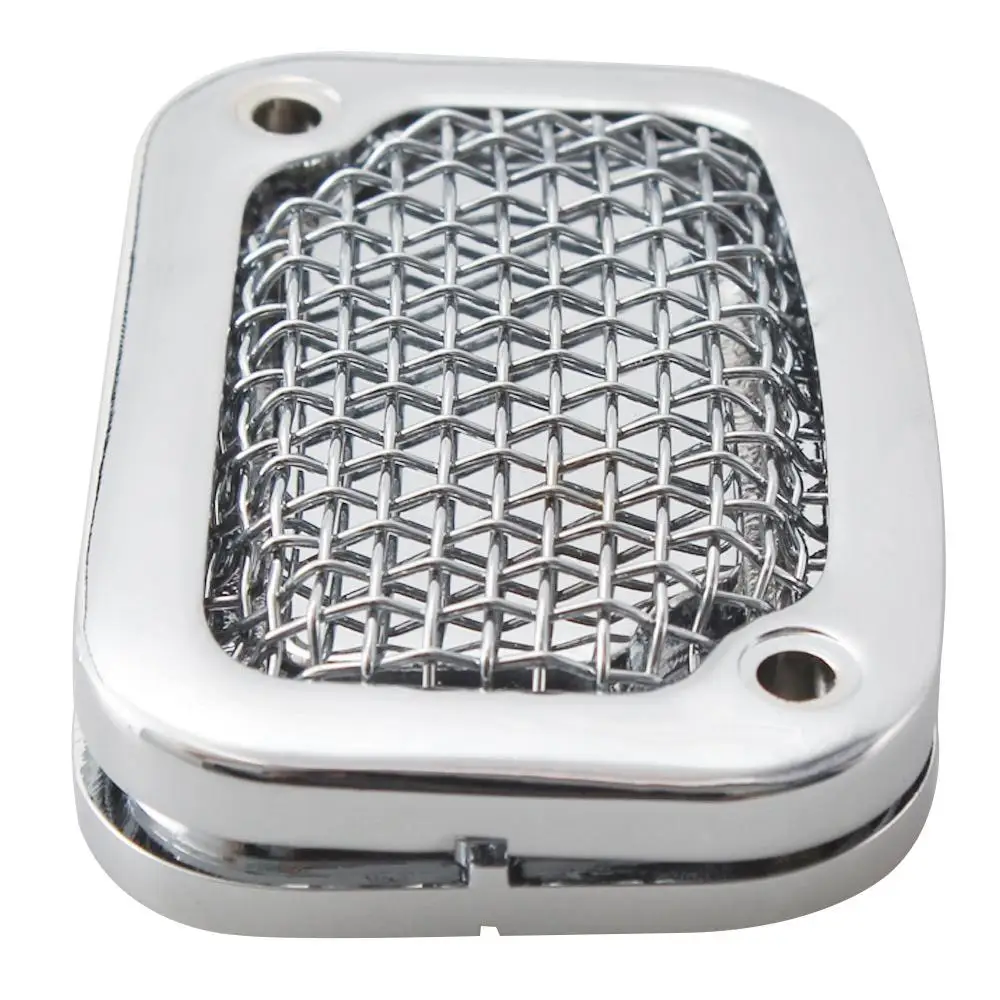 Chrome Front Brake Fluid Reservoir Cover Master Cylinder For Harley Softail Fat Bob FXFB Fat Boy FLSTF Heritage Classic Slim