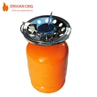 JG Outdoor Portable Single Burner Mini Gas Stoves for Camping,LPG Gas Portable Cooktop