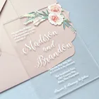 Wedding 2019 TOP Grade Luxury Custom High Quality Acrylic Wedding Invitation