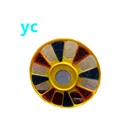 Top selling high quality yellow Solar LED flashing bracket rotating light