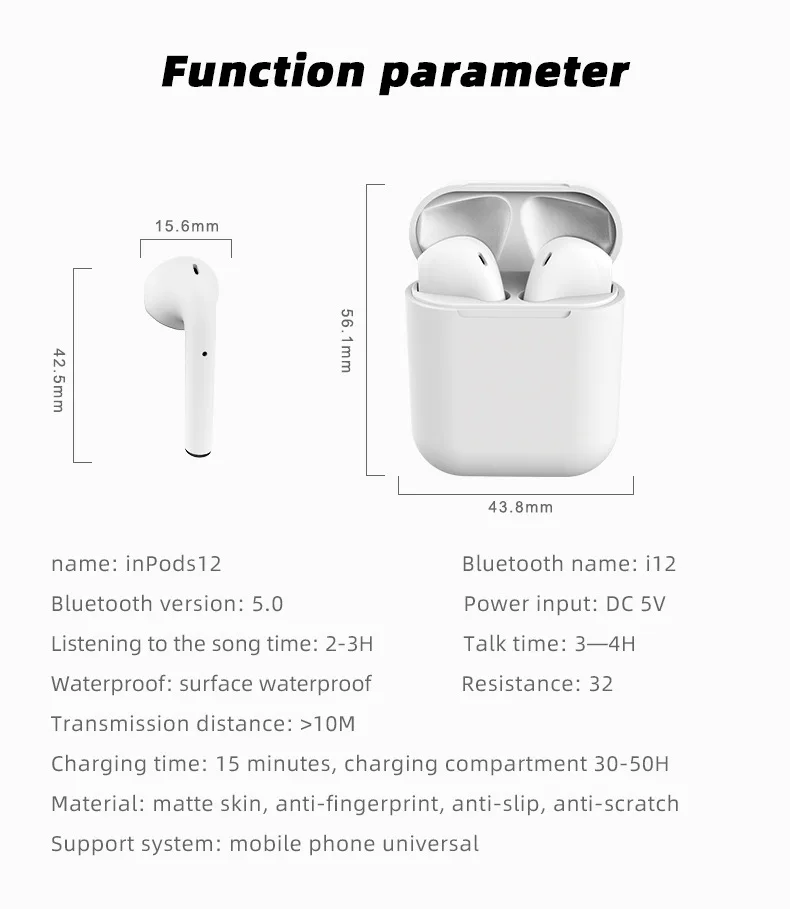 Bluetooth Earphone Wireless Earbuds , High Quality Colorful Headset Sport Bluetooth Earphone Wireless Headphones - ANKUX.COM