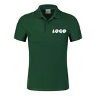 Custom Plain 100% cotton Mens Golf Polo Shirts With Embroidered Printed Logo