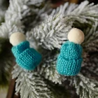 Christmas decorations woollen hats small accessories felt decorative pendants