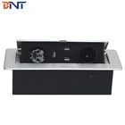 Customized modern power supply pop up desktop socket with EU power