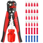 DIY Stripper Plier Crimping Tool Set Screwdriver Terminal Tool Kit
