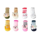 RJ-Z002 High quality 100% cotton baby socks, cartoon lovely happy socks, fashionable cute animal children custom socks