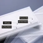Optical clear glue lcd refurbishing custom made oca for tempered glass sheet touch screen clear adhesive film