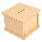 Educational toys for kids montessori teaching materials imbucare box with small circularity