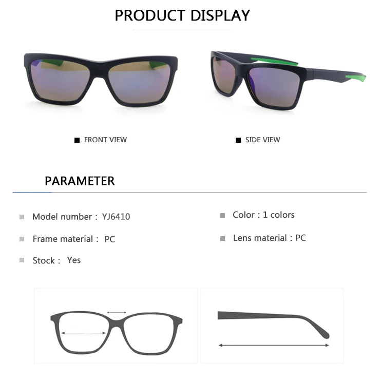 EUGENIA 2020 Wholesale Best Price PC Frame Fashion Sport Sunglasses