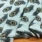 Custom Design Printed 250-260 Gsm 100% Cotton Jersey French Terry Fabric For Baby Pant