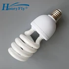 HoneyFly Full Spiral Tube Energy Saving Lamp AC220-240V 20W/28W E27 Home Lighting Half Spiral Fluorescent Light Bulb