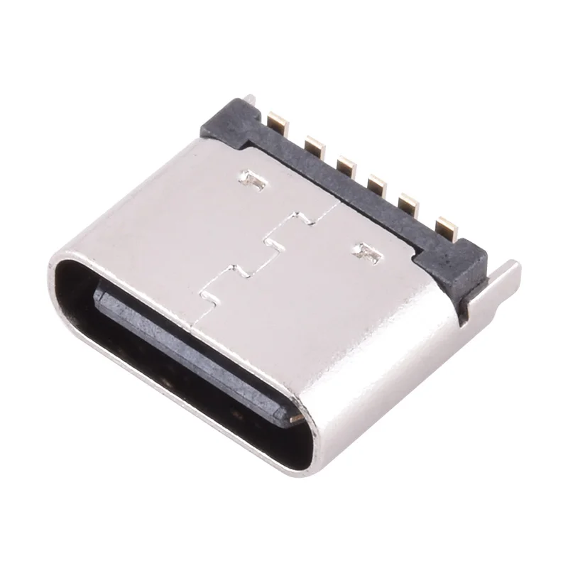 Conector Usb Tipo C Smt Dip Montaje Vertical Conector Hembra Tipo C Pcb