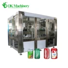 Bottles New Condition Automatic Steel Can Alcoholic Beverage Filling Sealing Machine Line