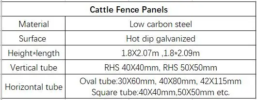 Cattle Gate Ranch Fence Cattle Barrier livestock fence for farm
