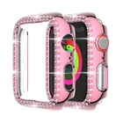 Full decorated Diamond case for Apple watch cover series 5 4 3 2 1 for apple watch bezel 44 42 40 38 mm