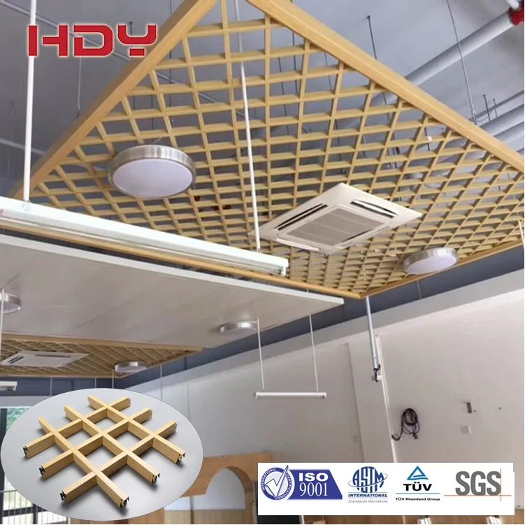 Aluminum Metal Open Grid Ceiling Buy Grid Ceiling Metal Open