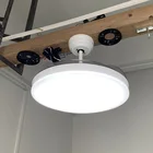Decorative Ac Manufacturer Living Room Decorative Ac Motor Led Pendant Light Ceiling Fan Lamp
