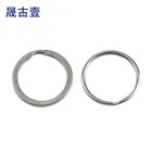 Metal custom round shaped cartoon split key rings