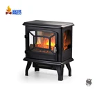 Cheap Modern Decorative Led Antique 3D Flame Heater Thermostat Stove Freestanding Electric Fireplace With Heater