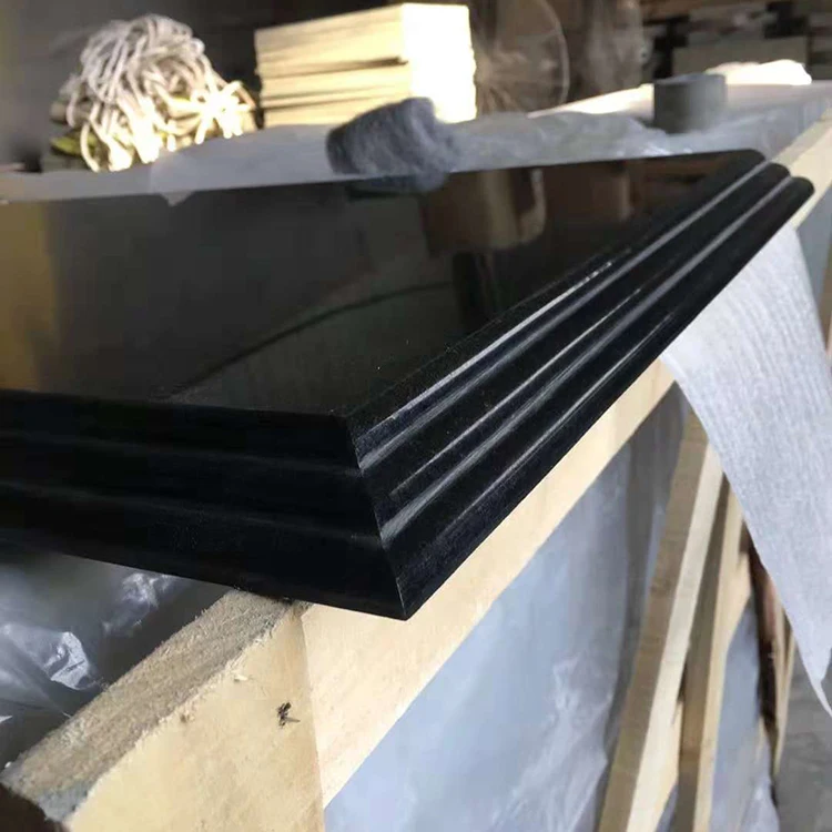 Cheap big low price Big Slab,Tiles,stair black galaxy granite stone