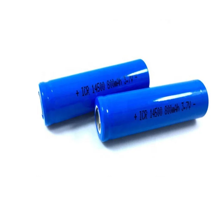 ICR14500 with tabs battery li-ion rechargeable battery